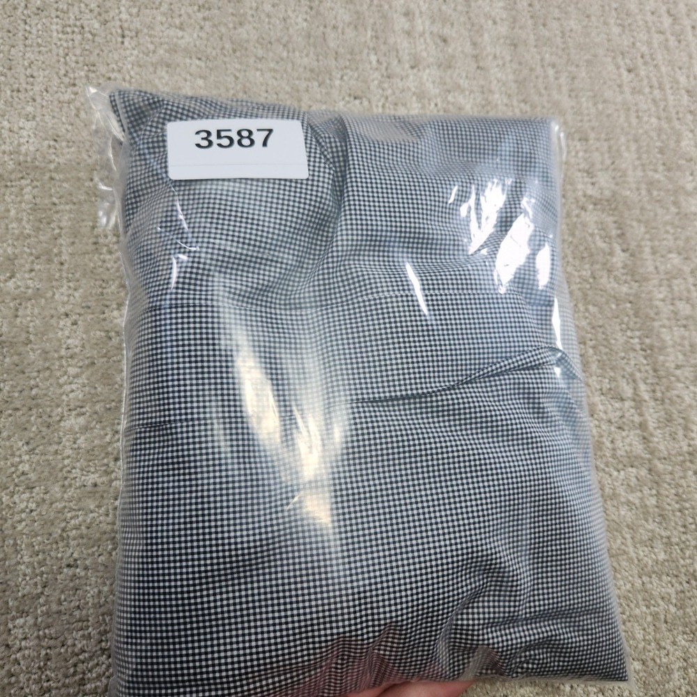 NEW Polo Ralph Lauren Shirt Men 4XB Poplin Button Down Black White Micro Check - Picture 10 of 10
